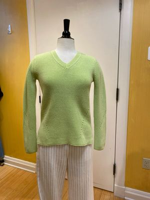 Mineral Wash V-Neck Sweater