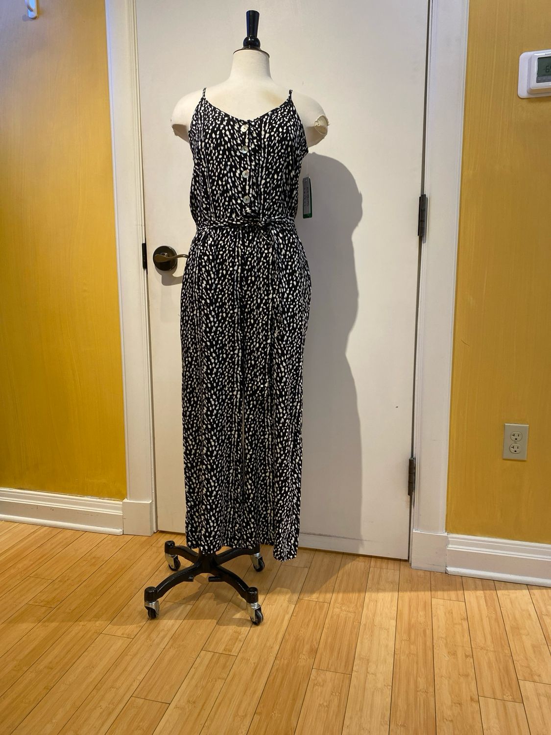 Button Front Jumpsuit