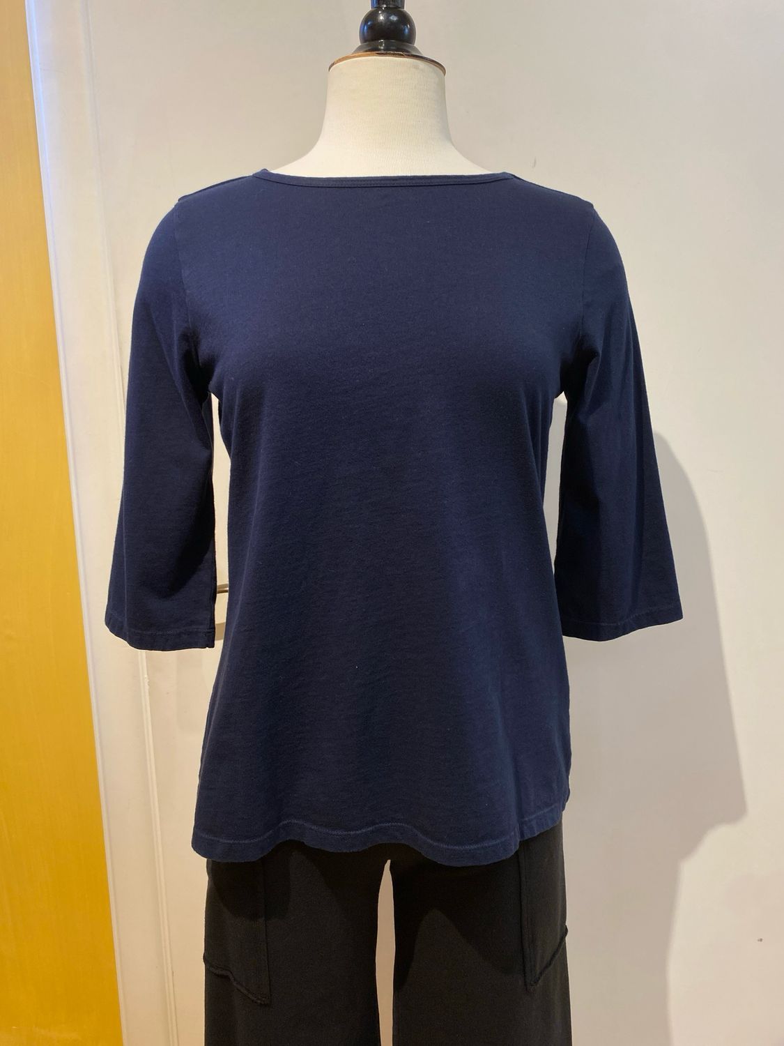 3/4 Sleeve Boatneck Long