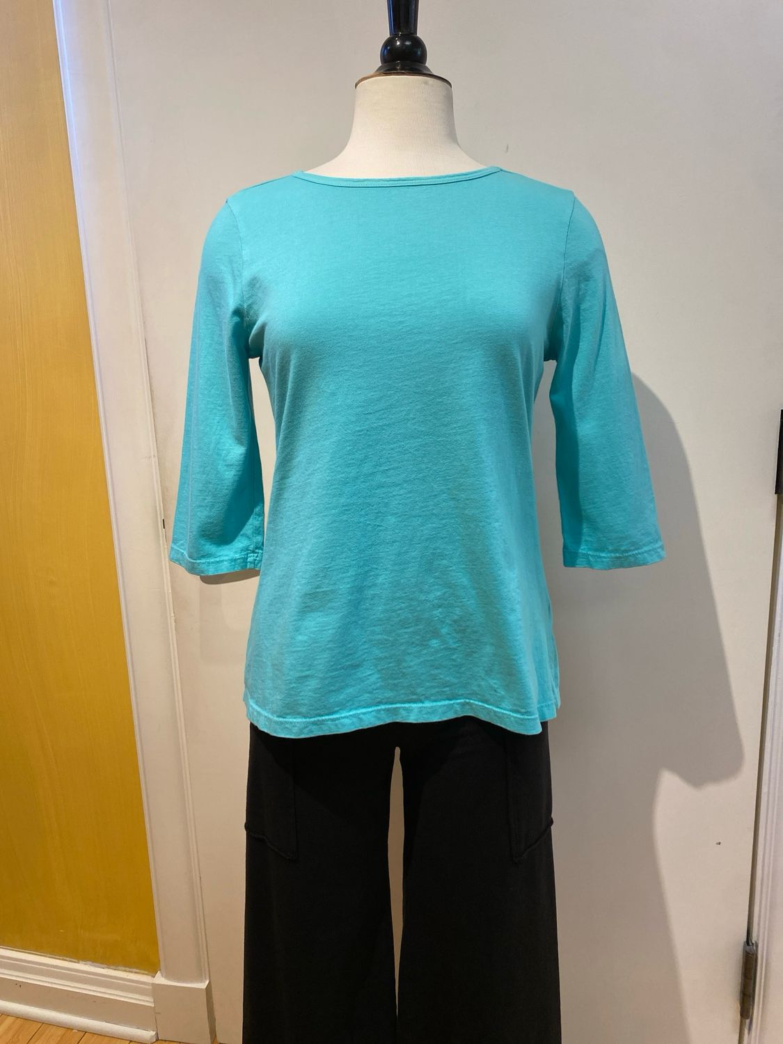 3/4 Sleeve Boatneck Long