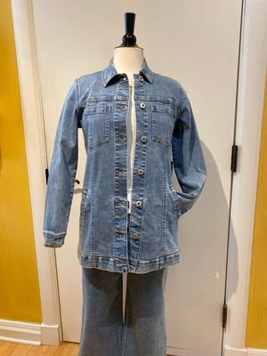 Stretch Denim Boyfriend Jacket