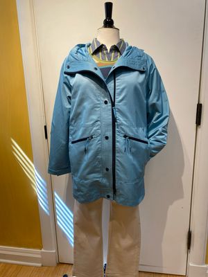 L/S Zip Front Coat w/Hood