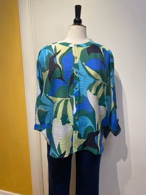 Dolman Sleeve Wide Blouse