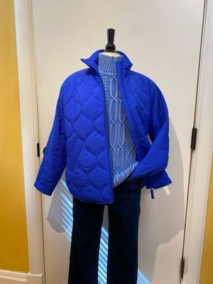 Zip Front Quilted Jacket
