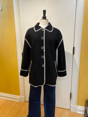 Jacket w/Contrast Stitching