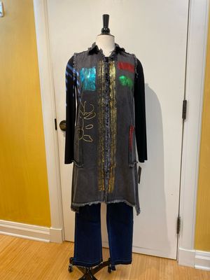 Long Denim Vest