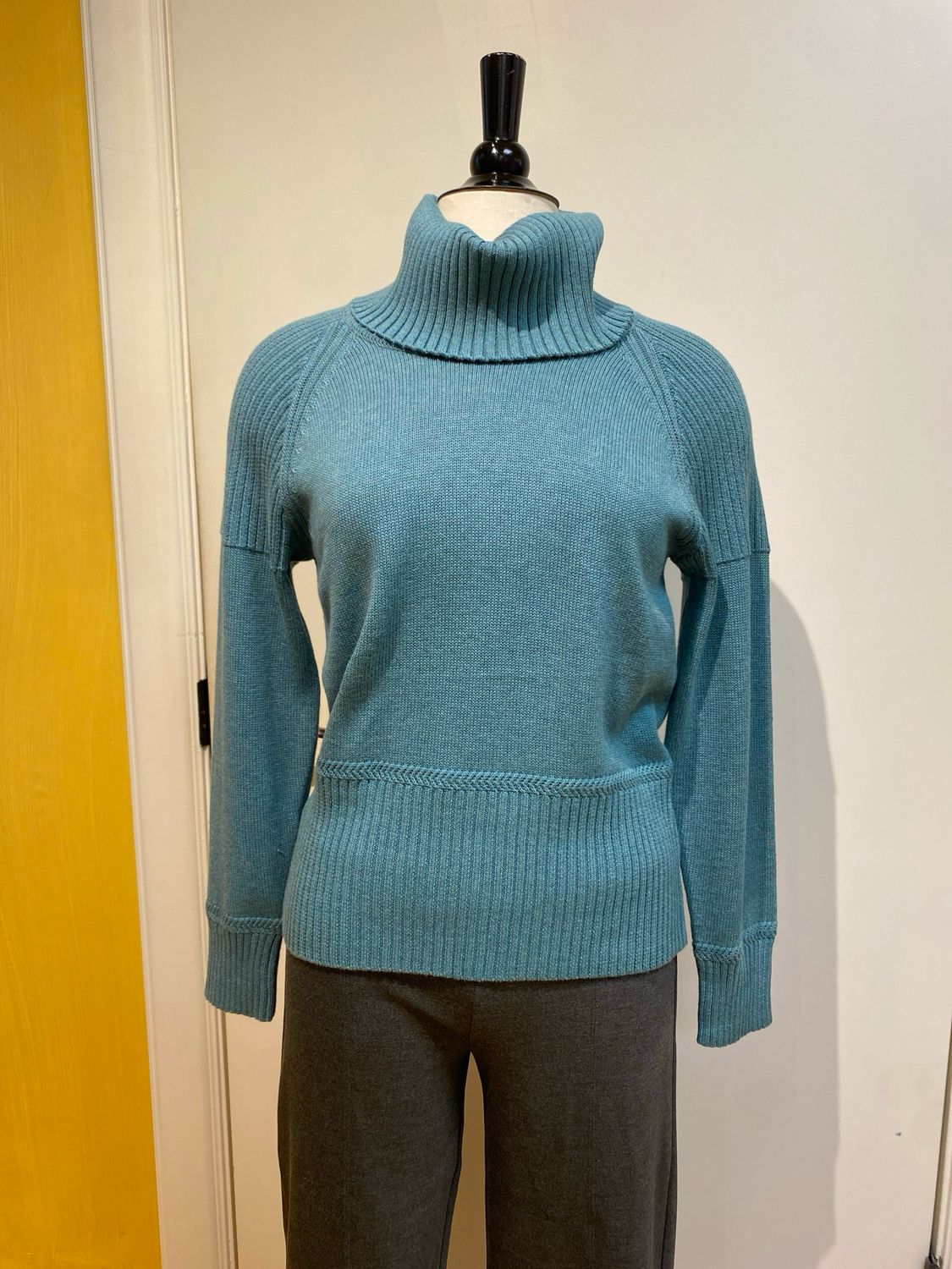 Solid Cowl Sweater