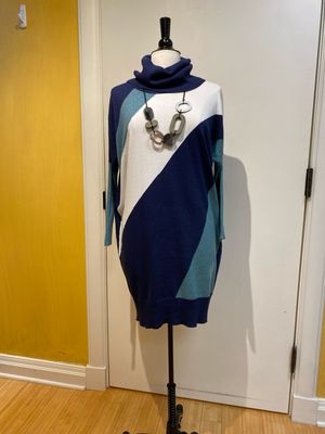 Dolman Sleeve Cowl Neck Dress