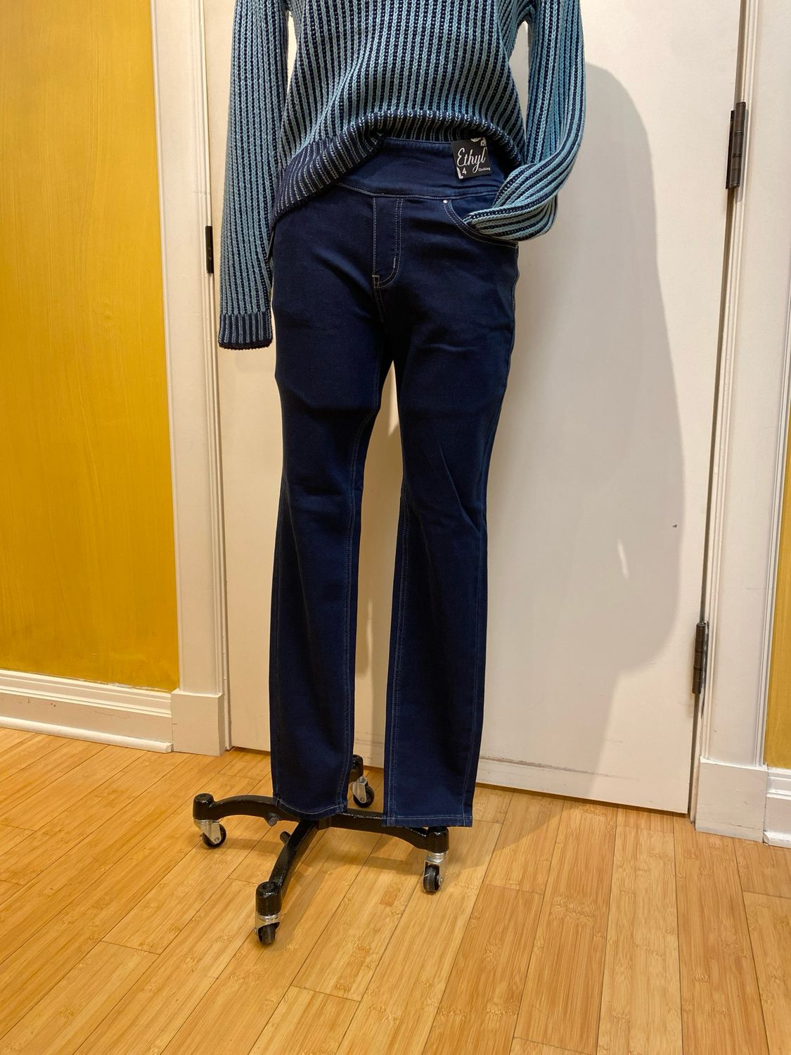 Pull On French Terry Jean 30"