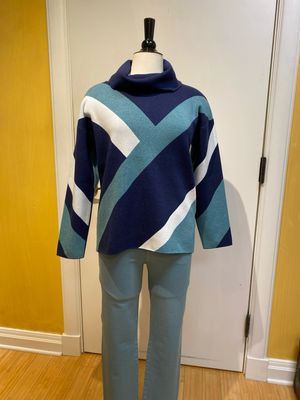 Diagonal Cowl Sweater