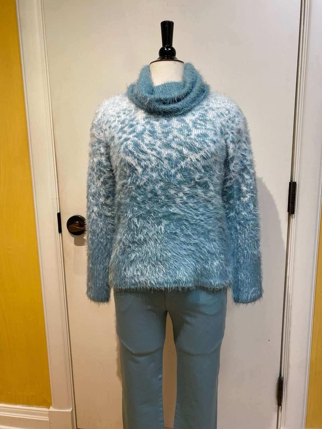 Fuzzy Cowl Sweater