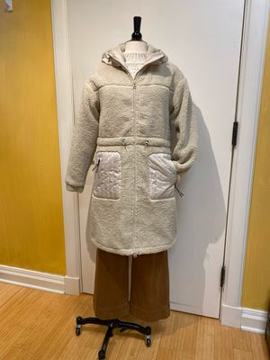 L/S Zip Front Coat w/Hood