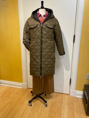 L/S Zip Front Reversible Puffer w/Hood