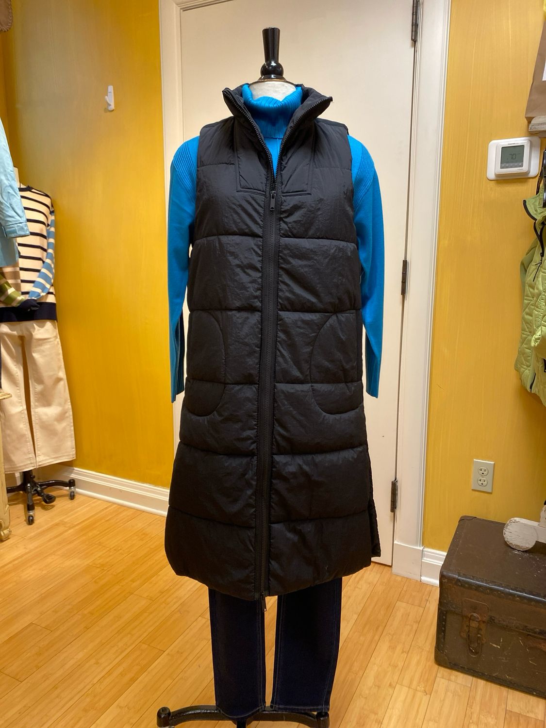 Zip Front Quilted Vest