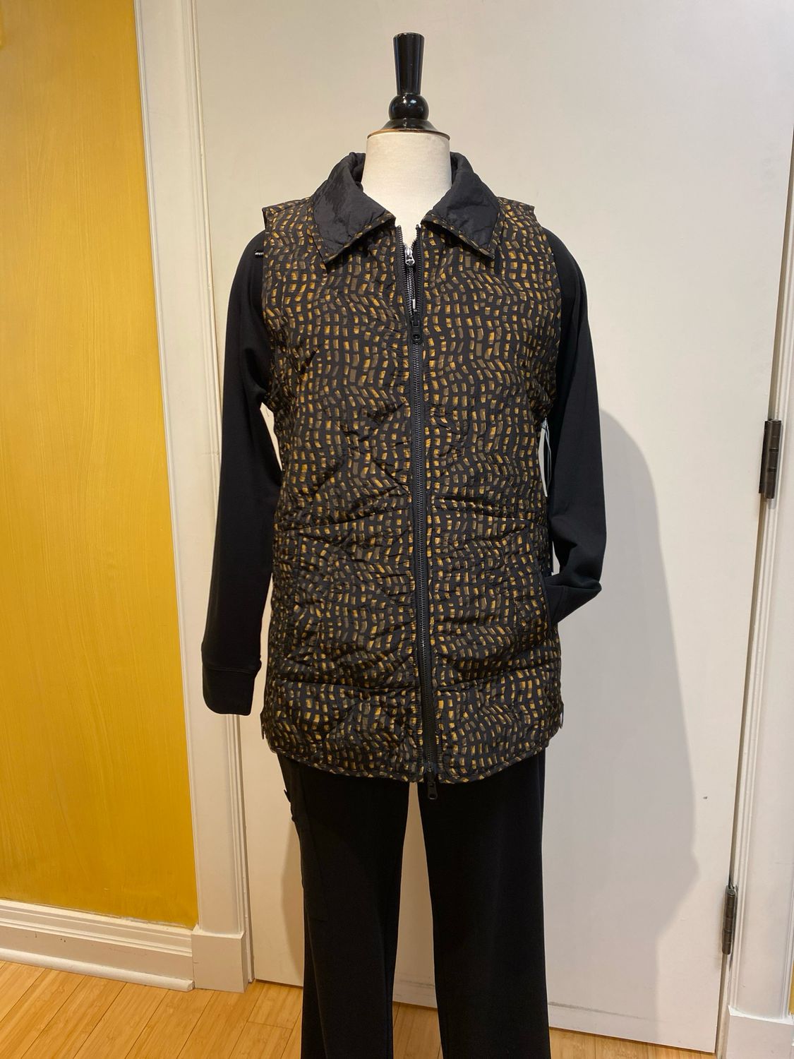 Quilted Puffer Vest Reversible