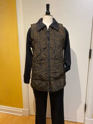 Quilted Puffer Vest Reversible