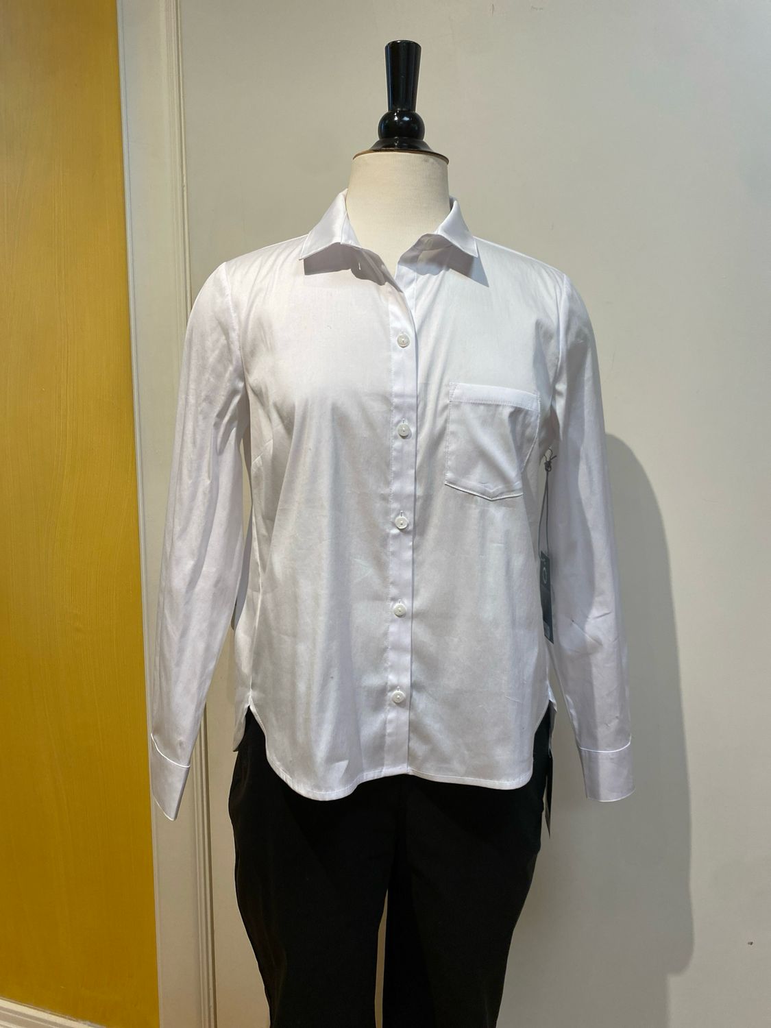 Shaped Hem Shirt