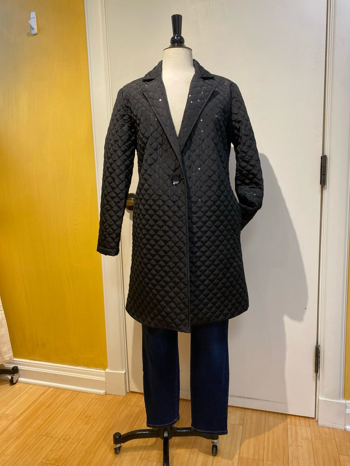 Quilted Jacket w/Sequins