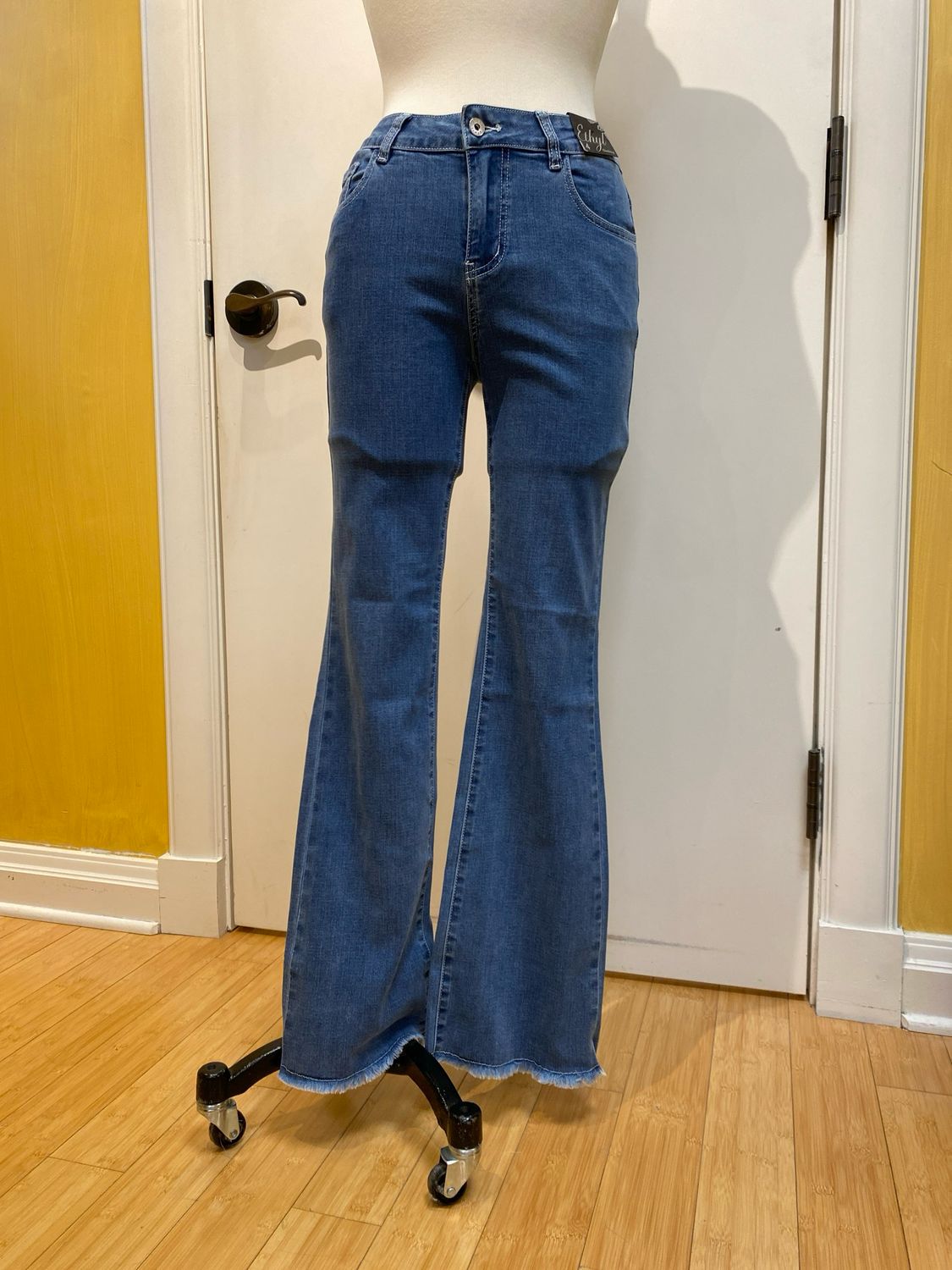 Boot Cut Jean w/Fringe Hem