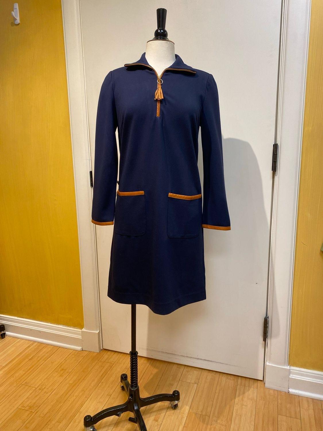 Helena Ponte Trimmed Dress