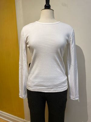 L/S Kitty Crew Neck Tee