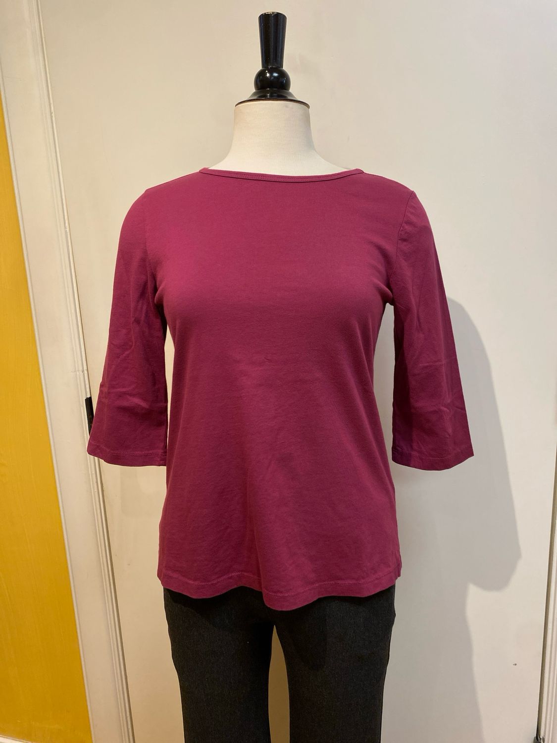 3/4 Sleeve Crew Neck Tee