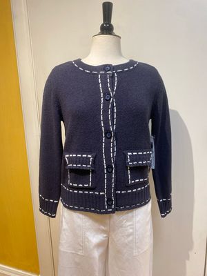 L/S Sweater Cardi w/Pockets