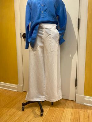 Pull On Ankle Pant w/Contrast