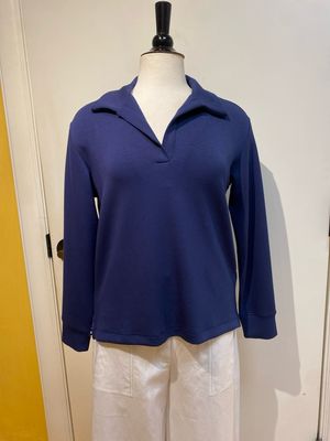 L/S Johnny Collar Top