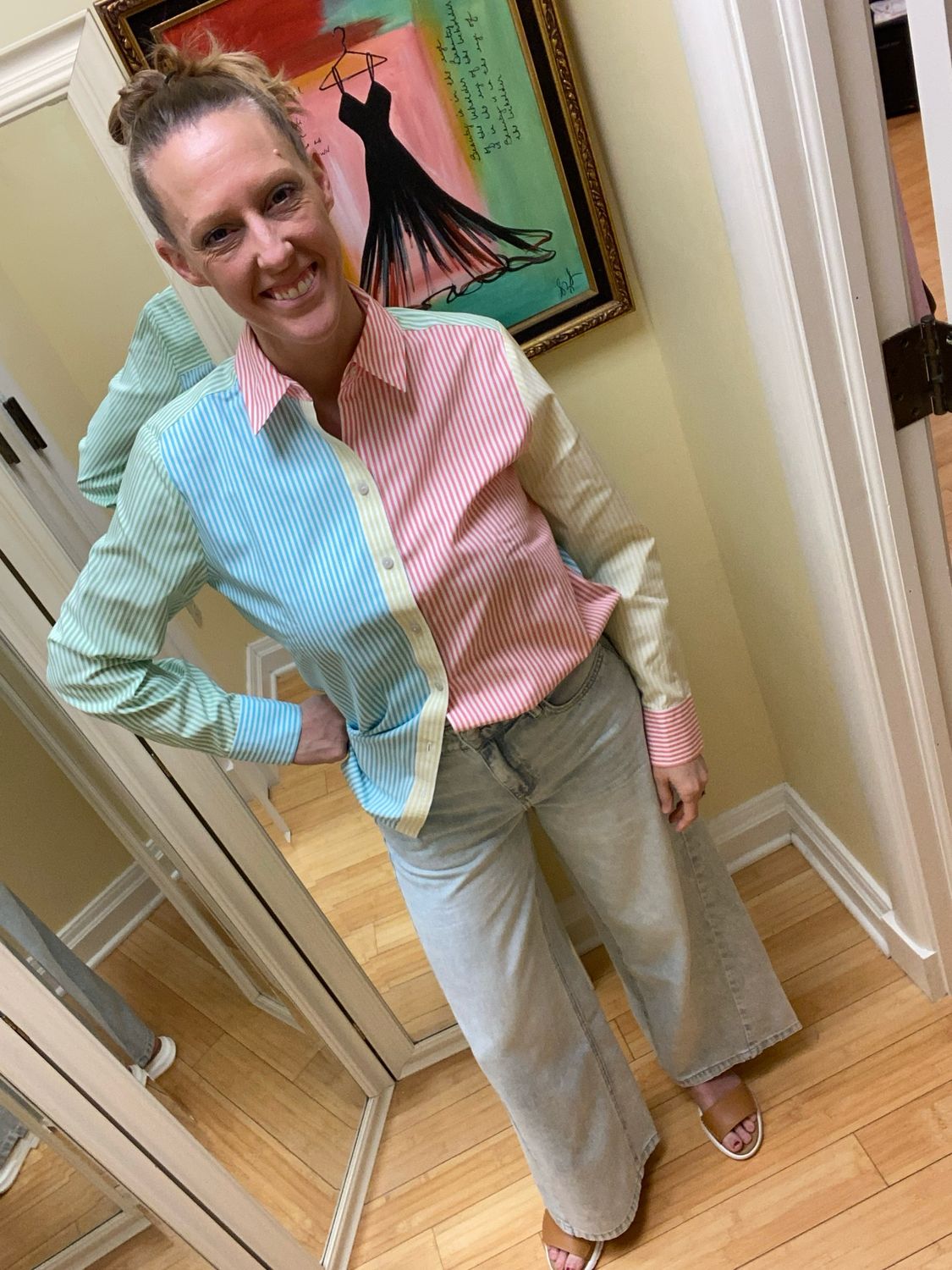 Meghan Stripe Blouse