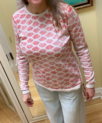 Inside Out Lip Pattern Sweater