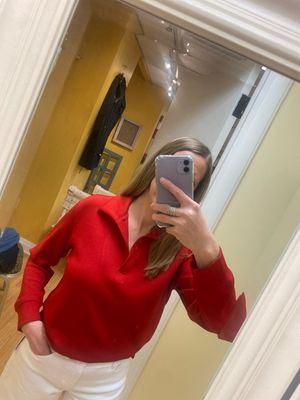 L/S Johnny Collar Top