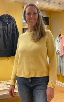 Alya Cropped Chunky Crew