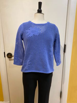 Floral Crochet Pullover