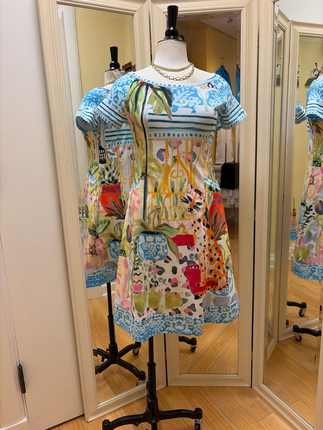 S/S Scoop Neck Dress