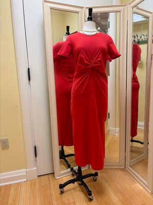 S/S Midi w/Front Twist Knot