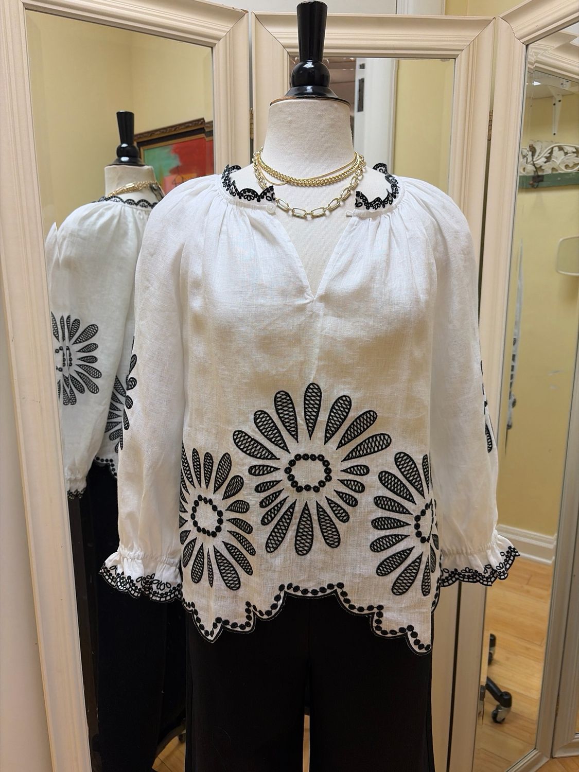 Kelsey Embroidered Blouse