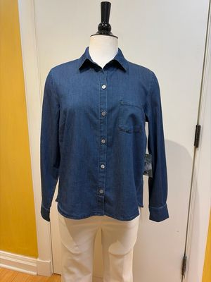 Shaped Hem Shirt