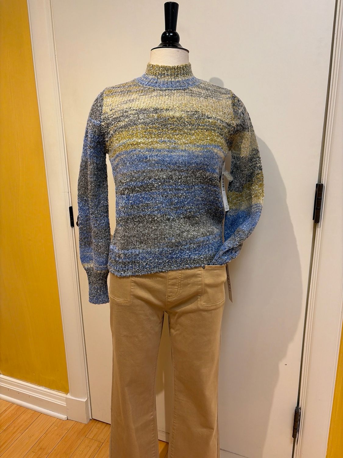L/S Mock Neck Sweater
