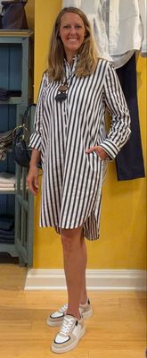 Riley Awning Stripe Dress