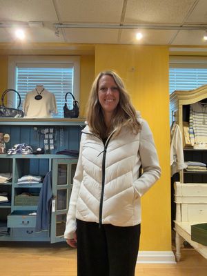 L/S Zip Front Puffer Jacket