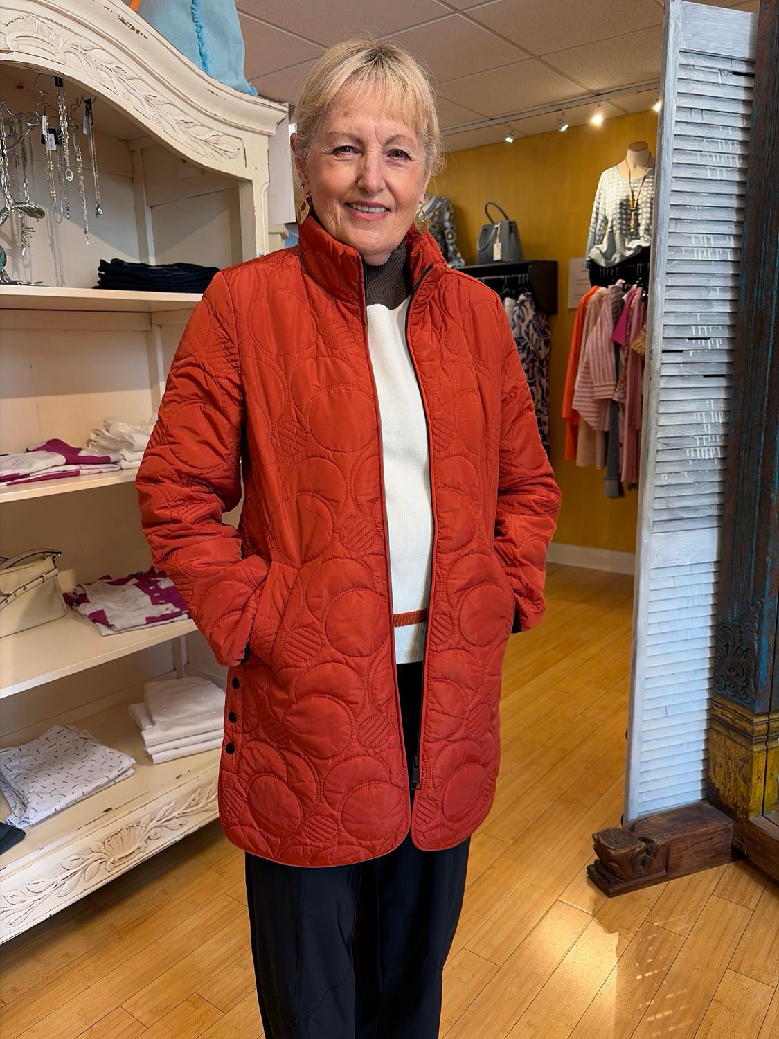 Long Quilted Coat