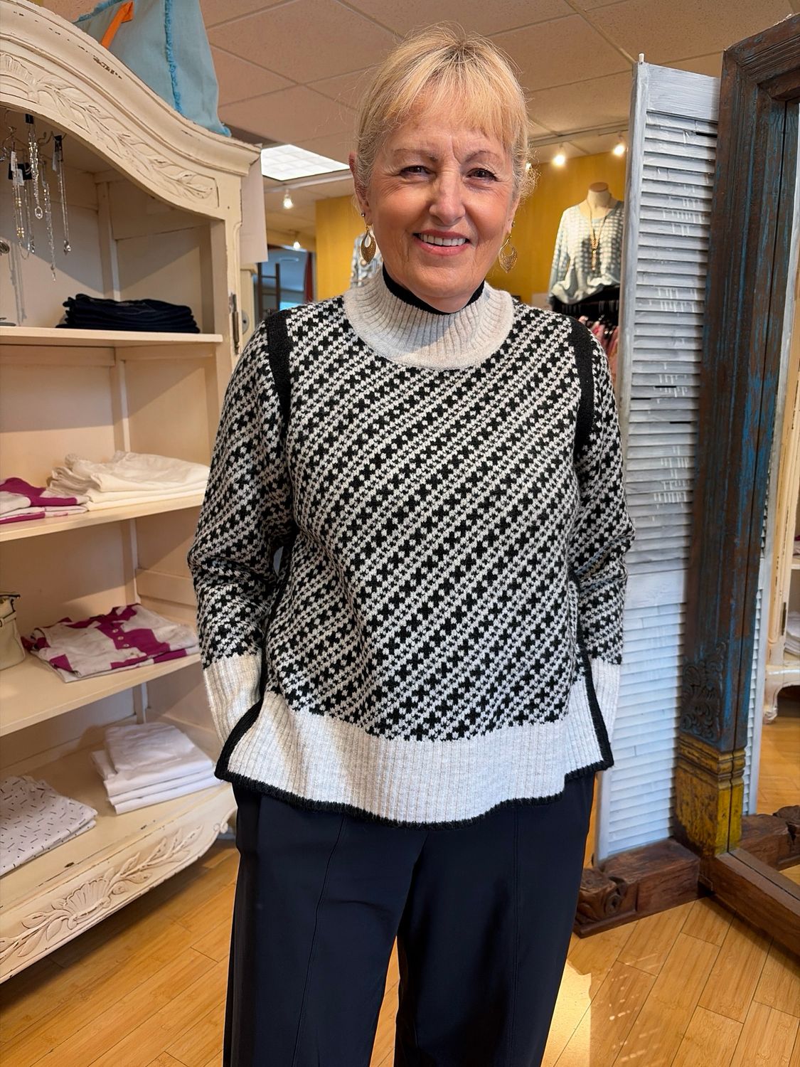 Mock Neck Sweater