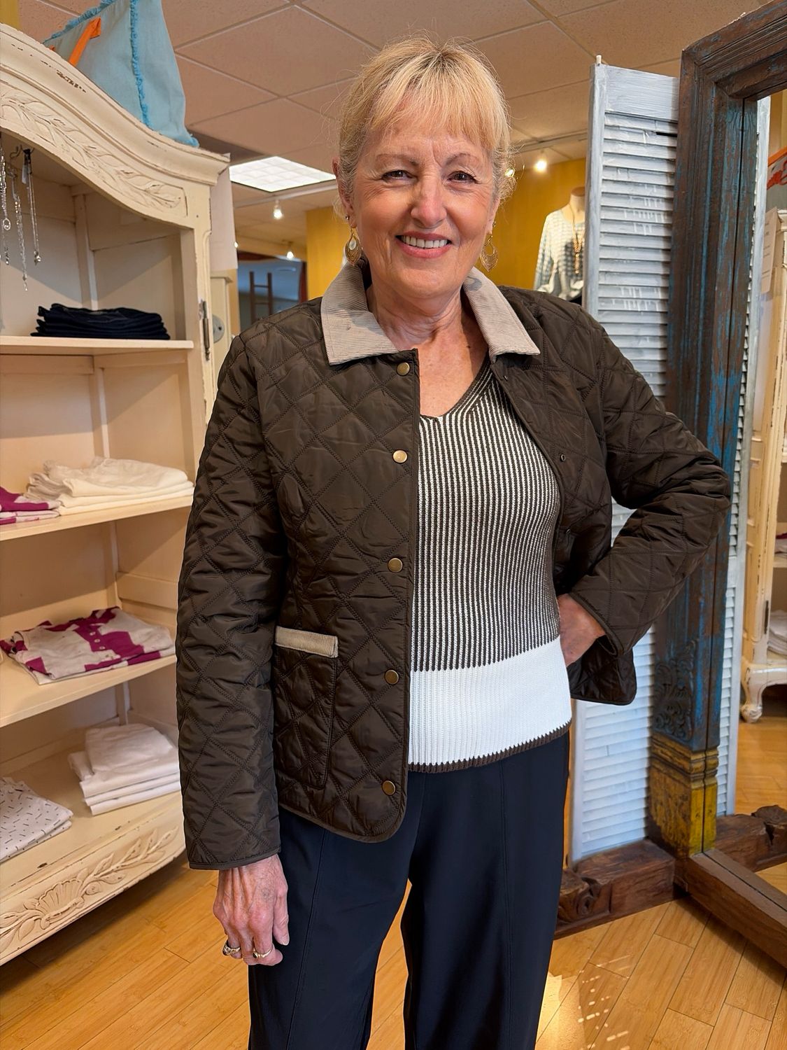 Short Quilted Coat