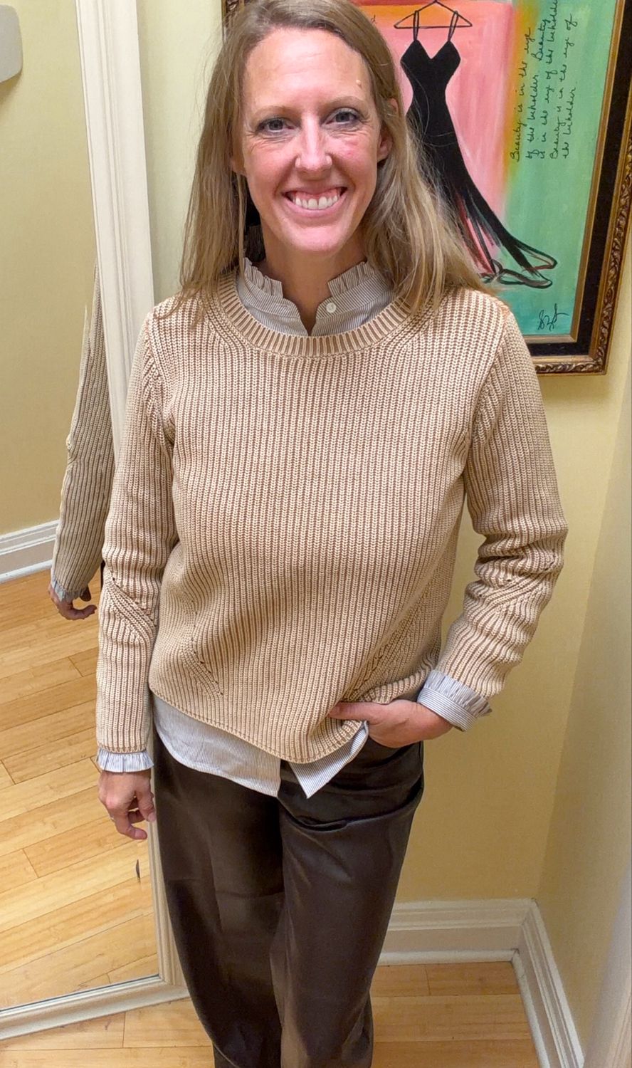Mineral Wash Crew Sweater