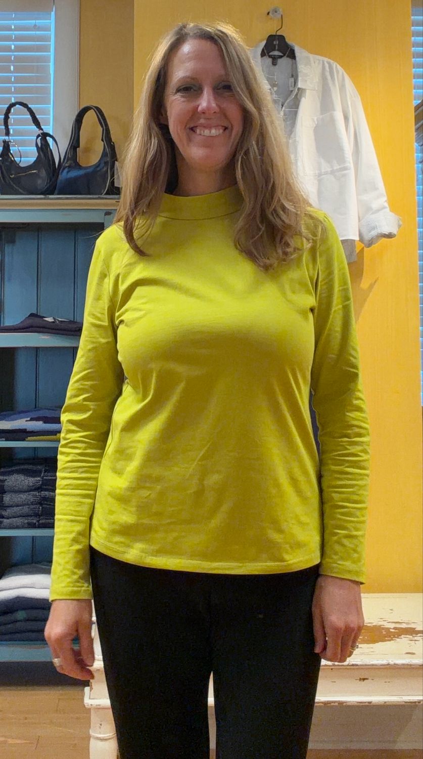 L/S Mock Neck Tee