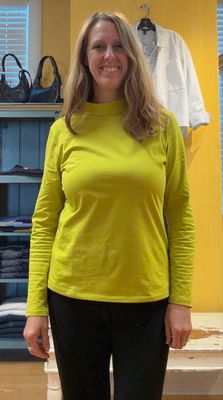 L/S Mock Neck Tee