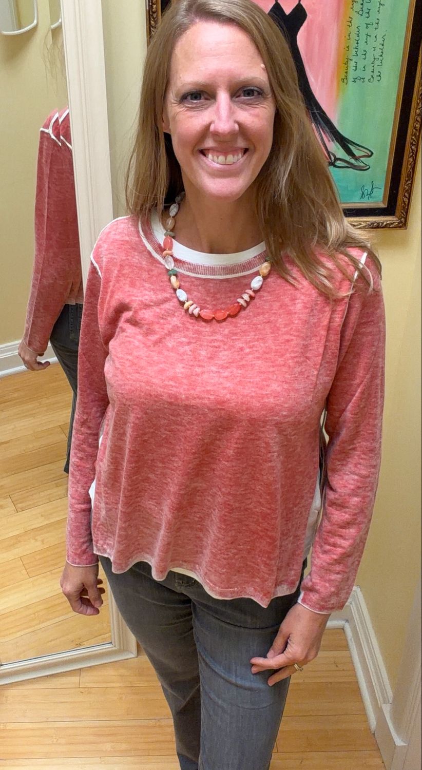 Layered Look Sweater