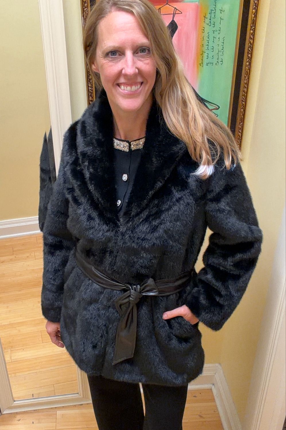 Evie Faux Fur Coat