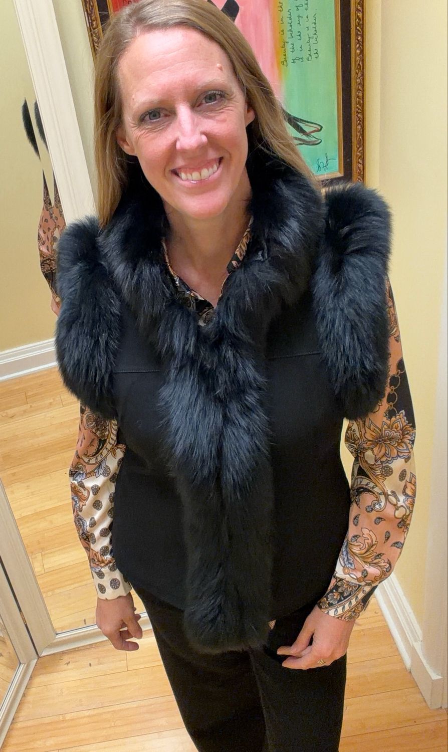 Foxy Fur/Suede Vest
